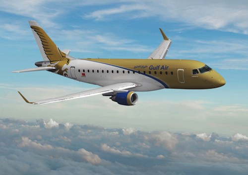 Gulf Air a commandé deux Embraer 170