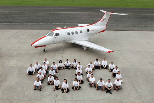 La flotte des Phenom 100 totalise plus de 7.000 heures de vol. 