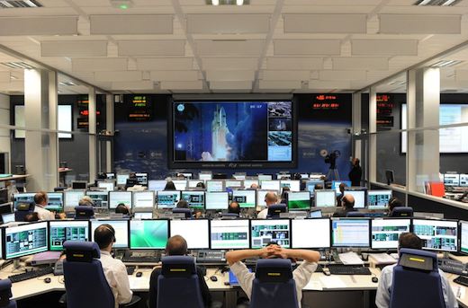 Centre spatial du CNES à Kourou (salle Jupiter)