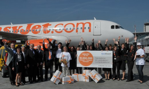 Au cours des sept dernières années easyJet a été un moteur de croissance à l'EuroAirport.