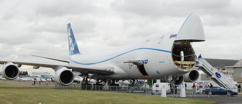 Le Boeing 747-8F au salon du Bourget 2011