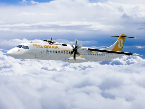 ATR 72-600 aux couleurs de la compagnie taïwanaise Uni Air