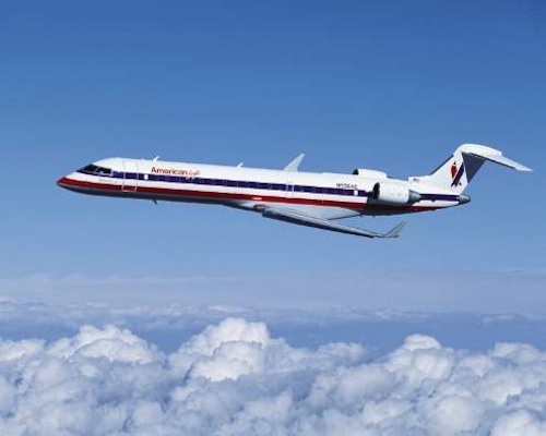 Biréacteur Bombardier CRJ700 d'American Eagle