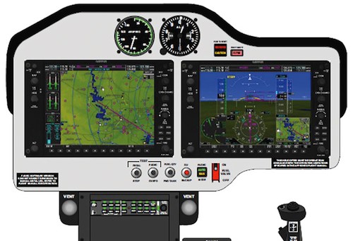 L'hélicoptère Bell 407GX est équipé d'une suite avionique Garmin G1000H avec deux écrans de 10,4 pouces