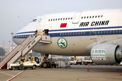 La Chine expérimente à son tour les biocarburants aéronautiques