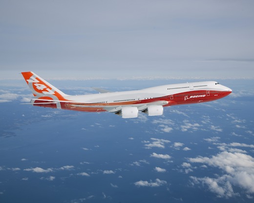 Le Boeing 747-8 Intercontinental a obtenu sa certification américaine le 14 décembre 2011