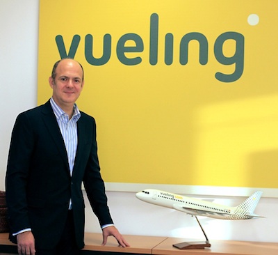 Jordi Porcel, après 23 ans passés chez British Airways est nommé directeur des ventes de la low cost espagnole Vueling