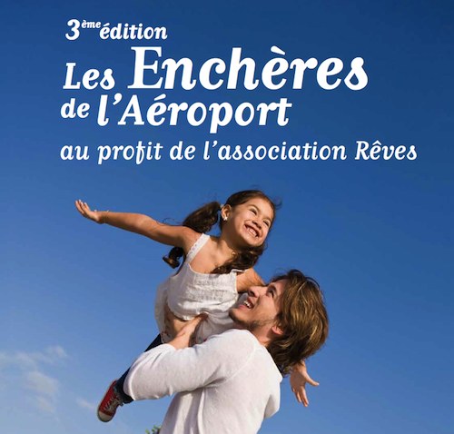 Depuis 2009, les Enchères de l’Aéroport ont permis de collecter en 2 ans la somme de 200 000 euros et de réaliser ainsi près de 100 rêves d’enfants.