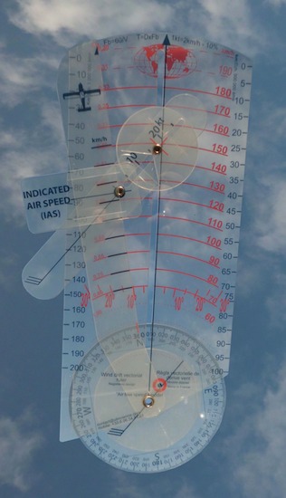 La règle vectorielle de calcul de dérive de vent de Bernard Delpouve