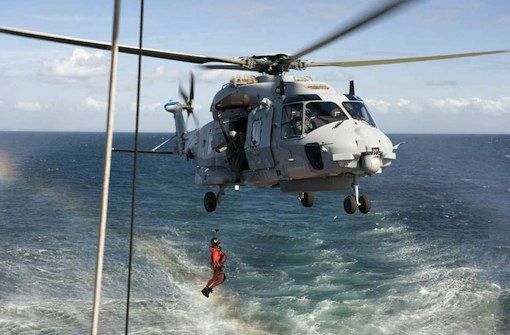 Caïman marine NH90 flottille 33F basé à Lanvéoc-Poulmic (archives)