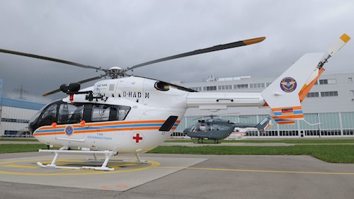 Les EC145 par le gouvernement kazakh sont assemblés au Kazakhstan