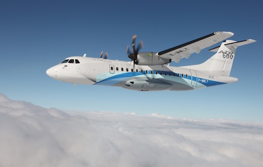 L'entrée en service de l'ATR 42-600 est prévue pour l'été 2012.