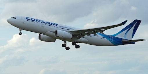 A330-200 dans la nouvelle livrée de la compagnie long courrier française Corsair