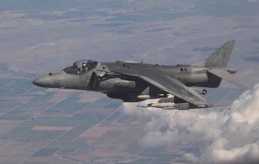 Avion AV-8B Harrier de l'US Marines