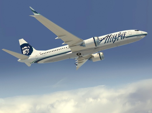 Boeing 737 MAX8 aux couleurs d'Alaska Airlines