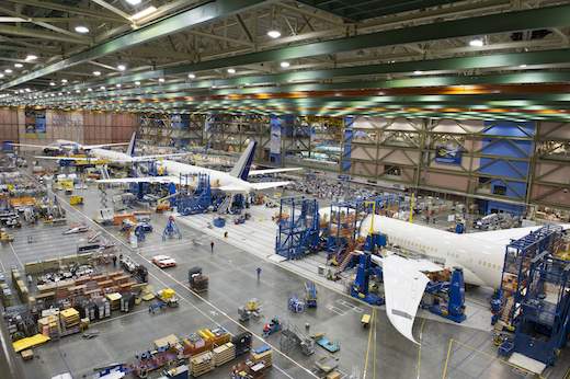 L'objectif de Boeing est d'atteindre la cadence de 10 B787 Dreamliner par mois