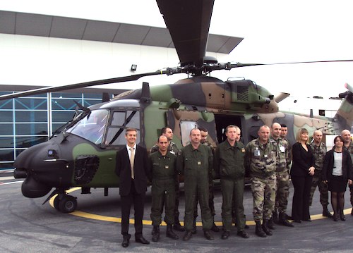 L’ALAT a pris livraison le 9 novembre de son troisième hélicoptère de transport tactique NH90 Caiman.