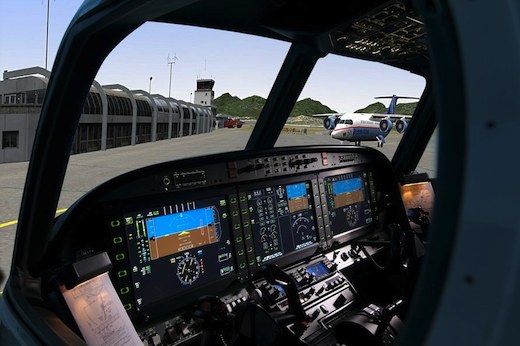 Sud Aviation Training dispose d'un simulateur de vol Alsim ALX