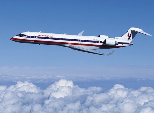 CRJ 700 d'American Eagle, filiale d'American Airlines