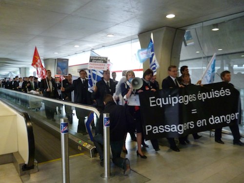 Les pilotes et PNC du SNPL mobilisés contre la réforme des temps de travail proposée par l'EASA