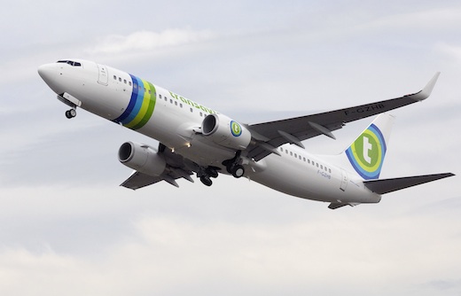 La consommation de kérosène à l'heure de vol des Boeing 737-800 de Transavia France est en baisse de 1,2% en 2012 par rapport à 2011