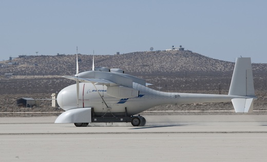 Le drone Phantom Eyve à hydrogène liquide de Boeing a une envergure voisine de 40 m.