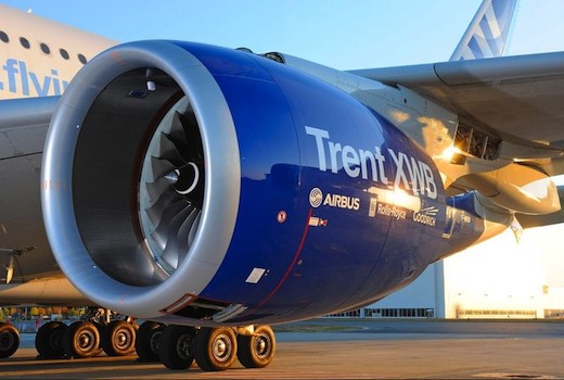 Le Trent XWB est d’ores et déjà soumis à une série d’essais en vol, réalisés sur le banc d’essai volant (FTB -Flying Test Bed) A380 depuis février 2012. 