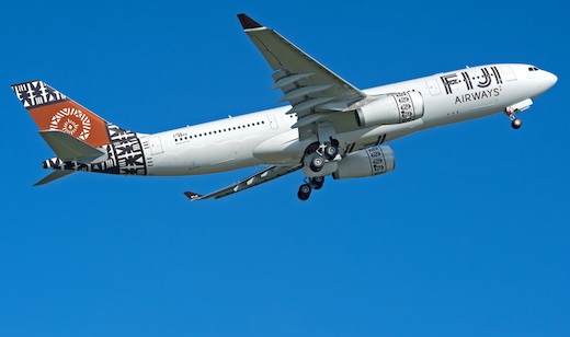 Le premier d'une commande de trois A330-200 de Fiji Airways passée en 2011 pour remplacer les B747 et B767 d'Air Pacific 