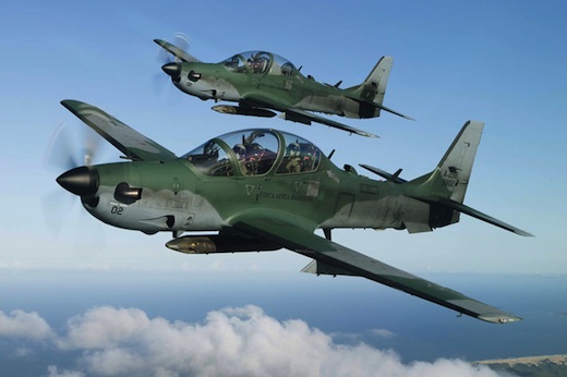 A-29 Super Tucano d'Embraer