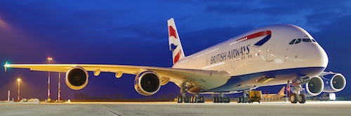 2. Le premier A380 de British Airways à Hamburg