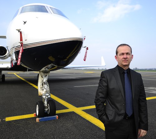 Didier Pianelli, directeur de l'aéroport Lyon-Bron depuis le 18 mars 2013