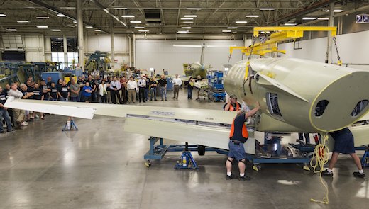 2. L'assemblage final du Citation M2 est réalisé, comme celui du Mustang, dans l'usine Cessna d'Independence (Kansas).