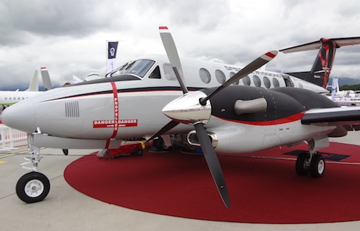 Le King AIr 350ER a une autonomie de 2.500 NM