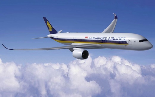 Singapore Airlines totalise 70 commandes fermes d'A35XWB