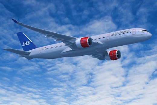 2. A350XWB aux couleurs de SAS