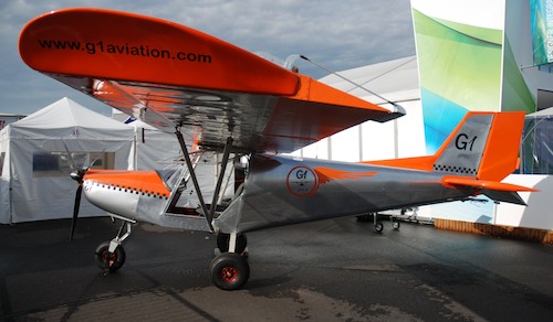 2. L'ULM G1 sur le stand de G1 Aviation