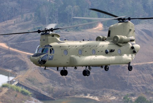 2. Les CH-47F Chinook de l’US Army ont totalisé plus de 86.000 heures de vol en Afghanistan