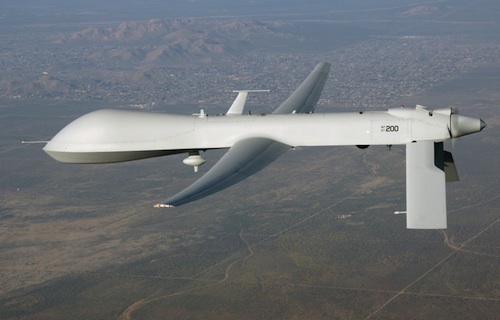Le drone Predator de General Atomics en version lisse