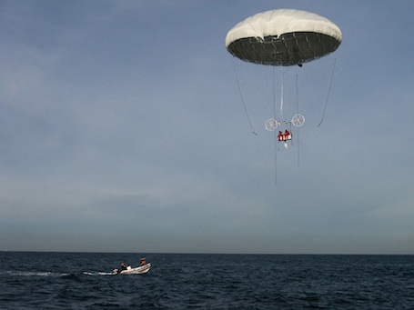 Le dirigeable électrique Iris Challenger 1 de la première tentative (2011)