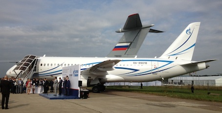 2. Gazpromavia a commandé 10 Superjet SSJ100 LR