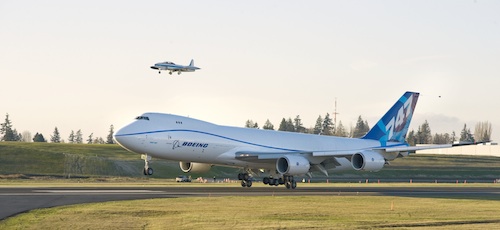 Boeing a enregistré 107 commandes pour son 747-8 : 56 appareils ont déjà été livrés.