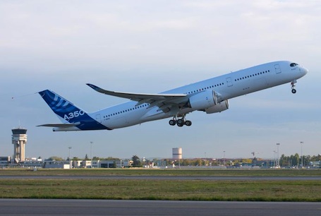 2. Premier décollage pour le deuxième A350XWB MSN3