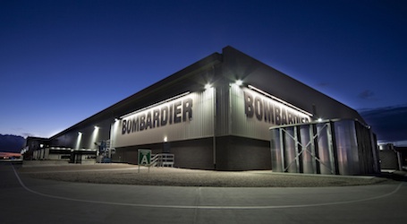 La nouvelle usine de 55.740 m2 de Bombardier produit les ailes en composites de fibres de carbone de l’avion CSeries.