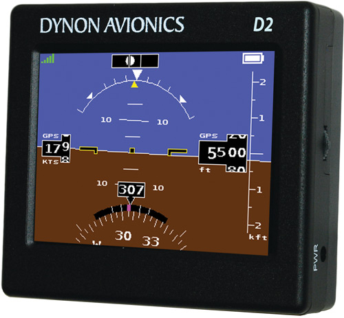 Les EFIS portables intègrent la même technologie que les D-6 et D-10 à monter sur les panneaux d'instruments