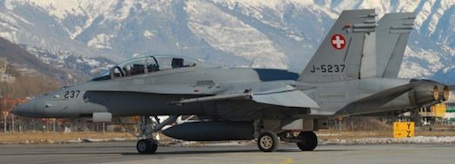 F/A-18 des Forces aériennes suisses