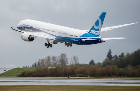 Le 787-9 N°2 a effectué son premier vol le 7 novembre 2014