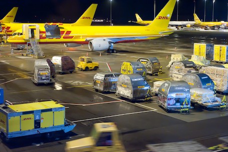 Le hub de DHL Express à Leipzing