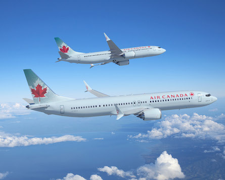 Boeing 737MAX -8 et -9 d'Air Canada