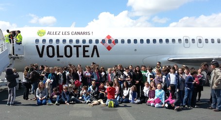 Pour la deuxième année consécutive, Volotea est partenaire de ce baptême de l’air organisée par Vinci Airports à Nantes-Atlantique. 