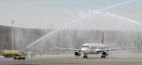 C'est naturellement un vol de Qatar Airways qui a inauguré le nouvel aéroport international Hamad de Doha